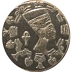1/10 oz Silver Queen Nefertiti Art Round