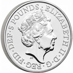 5 Pounds - Elizabeth II 5th portrait, Seymour Panther
