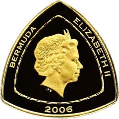 3 Dollars - Elizabeth II The Mary Celestia, Gold Proof Issue