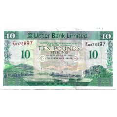 10 Pounds Ulster Bank
