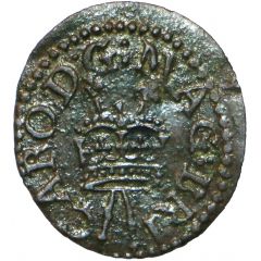 1 Farthing - Charles I Richmond issue, type 9