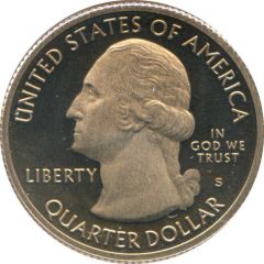 1/4 Dollar `Washington Quarter` Shenandoah National Park, Virginia