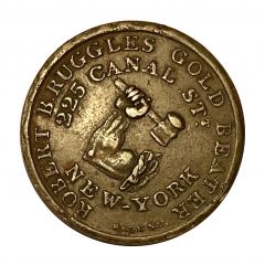 Hard Times Token - Robert B. Ruggles, Gold beater New York, NY