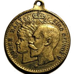Medalet - George V and Mary Coronation