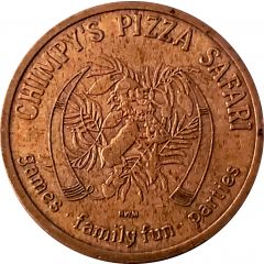 Token - Chimpy`s Pizza Safari Libertyville, Illinois