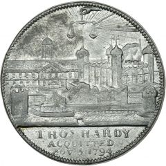 Medalet - George III Thomas Hardy Acquitted