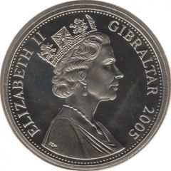 1 Crown - Elizabeth II England Expects - Signal Flags