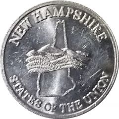 Token - Shell’s States of the Union Coin Game, Version 2 New Hampshire / Washington