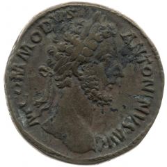 Sestertius - Commodus HILARITAS AVG TR P VIII IMP V COS IIII P P S C, Hilaritas