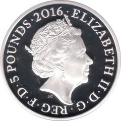 5 Pounds - Elizabeth II Battle of the Somme, Silver Proof