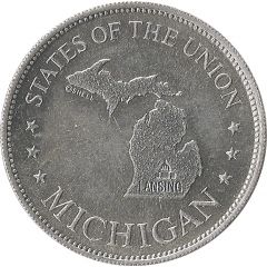 Token - Shell’s States of the Union Coin Game, Version 1 Michigan