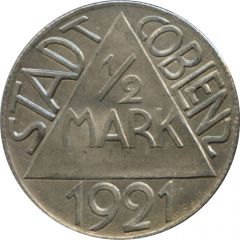 1/2 Mark - Coblenz Görres