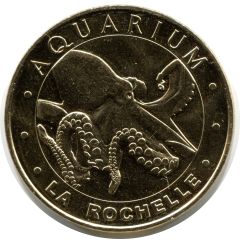 Monnaie de Paris Tourist Token - La Rochelle Aquarium - Le poulpe