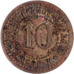 10 Pfennigs - Werl Offizier Gefangenenlager