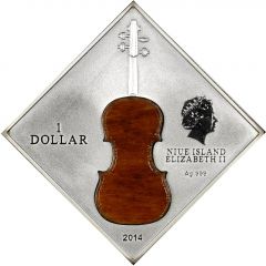 1 Dollar - Elizabeth II Stradavarius Violin