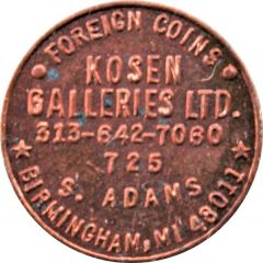 Token - Kosen Gallerlies Ltd. Birmingham, Michigan
