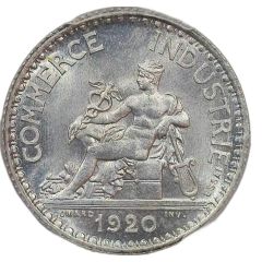 1 franc Chambers of commerce Domard aluminium pattern