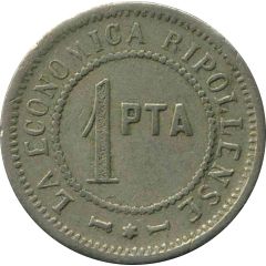 1 Peseta - La Economica Ripollense