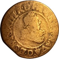 Double Tournois - Louis XIII Lyon mint, 8th type
