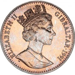 1 Crown - Elizabeth II Javelin Thrower