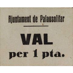 1 Peseta Palau-solità