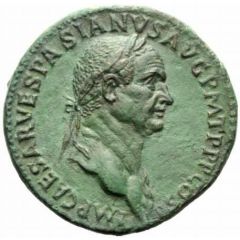Sestertius - Vespasian LIBERTAS PVBLICA S C, Libertas