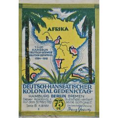75 Pfennig Deutsch-Hanseatischer Kolonialgedenktag - B2: Carl Woermann