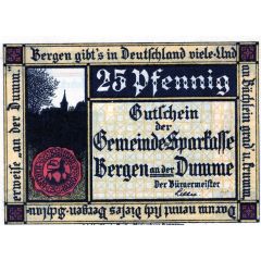 25 Pfennig Gemeinde-Sparkasse