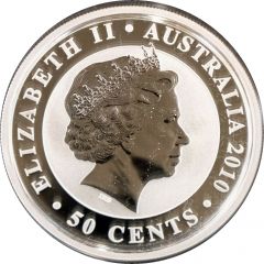 50 Cents - Elizabeth II 4th Portrait - Koala - Silver Bullion Coin