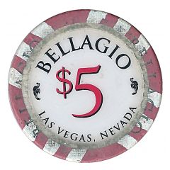5 Dollars - Bellagio Las Vegas, Nevada