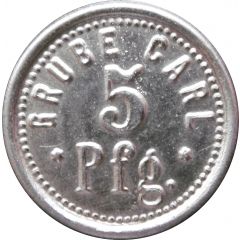 5 Pfennig - Köln Grube Carl