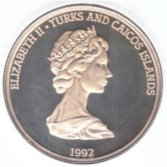 20 Crowns - Elizabeth II Columbus Sighting the New World