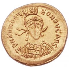 Solidus - Zeno VICTORIA AVGGG, Constantinopolis