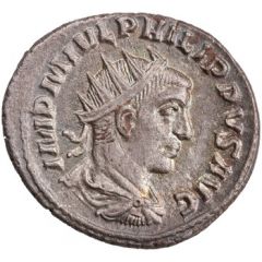 Antoninianus - Philippus II P M TR P IIII COS II P P, Felicitas