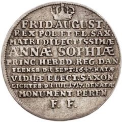 1/3 Thaler - Frederick August I Death
