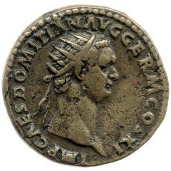Dupondius - Domitian ANNONA AVG S C, Annona