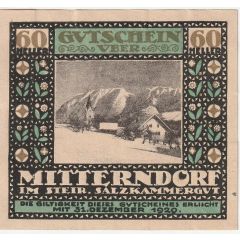 60 Heller Mitterndorf