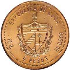5 Pesos Leonor Molina - Trial strike