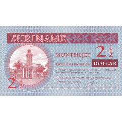 2 1/2 Dollars Muntbiljet