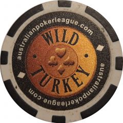 Token/Chip - Wild Turkey - Black