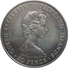 50 Pence - Elizabeth II Royal Wedding