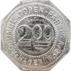 2 Mark - Hagen Accumulatoren-Fabrik
