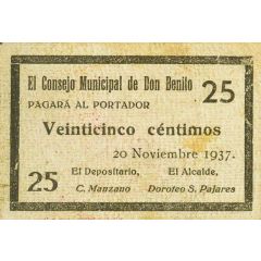 25 Céntimos Don Benito