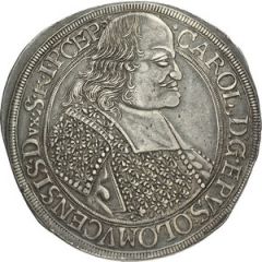 1 Thaler - Charles II of Liechtenstein-Kastelkorn
