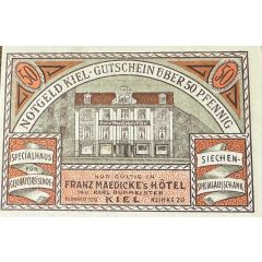50 Pfennigs Franz Maedicke`s Hotel