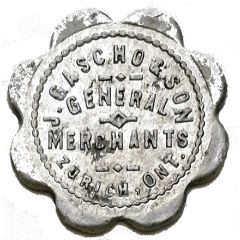 5 Cents - J. Gascho and Son Zurich, Ontario