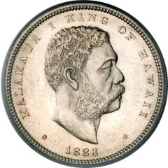 1/2 Dollar - Kalākaua I