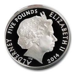 5 Pounds - Elizabeth II Remembrance Day, Silver Proof