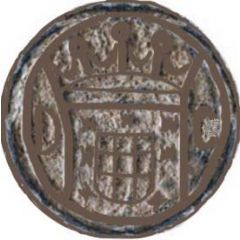 Wheel of 10 Bazarucos - João V Damão mint to Chaul