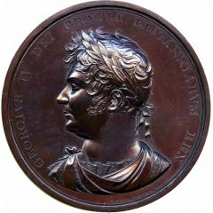 Medal - George IV Coronation, Indian Chief`s Presentation Medal